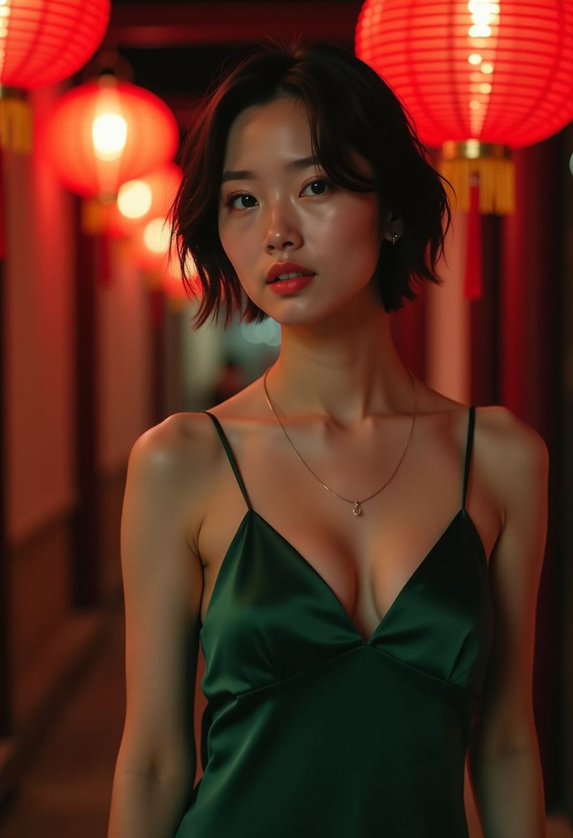 柔焦女孩海报